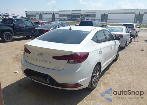 2020 Hyundai Elantra Limited from USA, damaged, VIN 5NPD84LF6LH609523